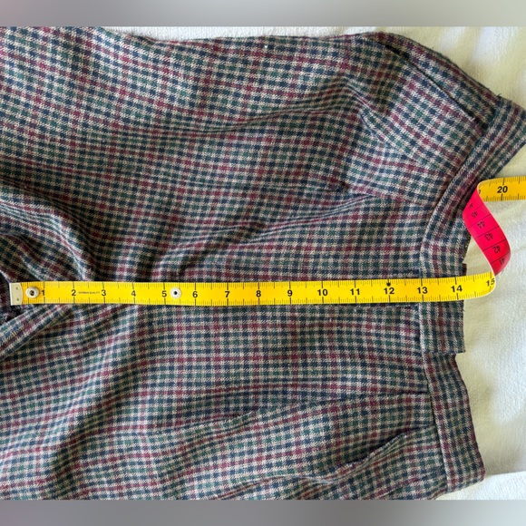 Vintage wool blend plaid trousers - Picture 2 of 12